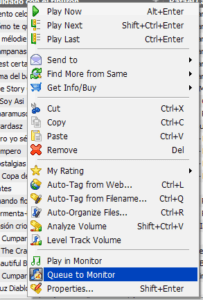 Monitor Menu
